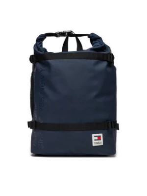 Tommy Jeans Plecak Tjm Daily + Rolltop Backpack AM0AM12120 Granatowy