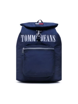 Tommy Jeans Plecak Tjm Heritage Flap Backpack AM0AM10717 Granatowy