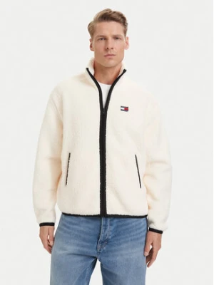 Tommy Jeans Polar Teddy DM0DM22345 Biały Relaxed Fit