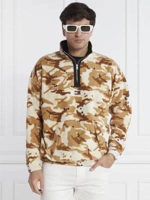 Tommy Jeans Polarowa bluza CAMO | Oversize fit