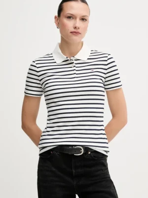 Tommy Jeans polo damski kolor szary DW0DW20160