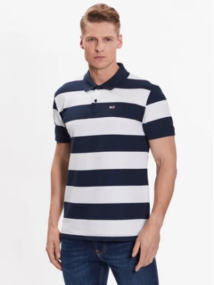 Tommy Jeans Polo DM0DM16225 Granatowy Regular Fit