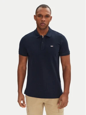 Tommy Jeans Polo DM0DM20676 Granatowy Slim Fit