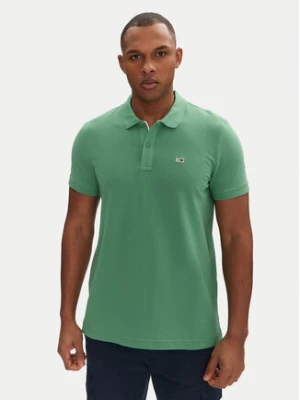 Zdjęcie produktu Tommy Jeans Polo DM0DM20676 Zielony Slim Fit