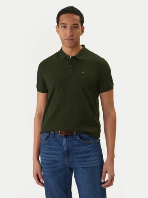 Tommy Jeans Polo DM0DM20676 Zielony Slim Fit