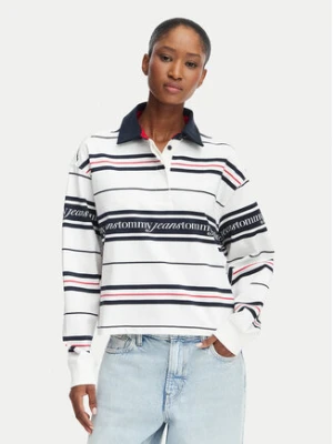 Tommy Jeans Polo DW0DW23145 Biały Regular Fit
