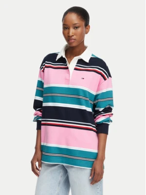 Tommy Jeans Polo DW0DW23483 Kolorowy Regular Fit