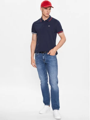 Tommy Jeans Polo Flag DM0DM12963 Granatowy Regular Fit