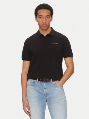 Tommy Jeans Polo Linear DM0DM20914 Czarny Regular Fit
