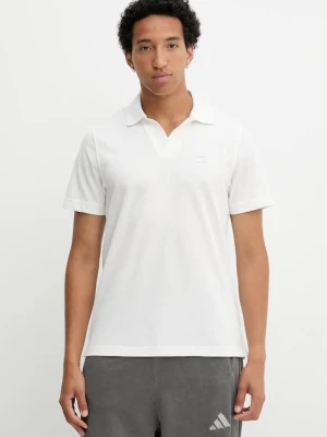 Tommy Jeans polo męski kolor biały gładki DM0DM21657