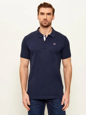 Tommy Jeans Polo PLACKET | Slim Fit granatowy
