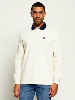 Tommy Jeans Polo | Relaxed fit kremowy