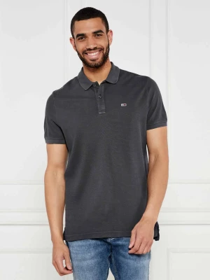 Tommy Jeans Polo | Slim Fit grafitowy