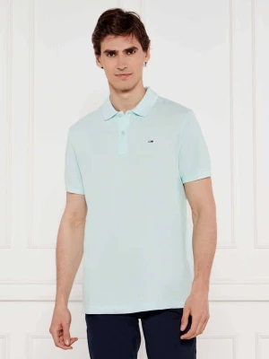 Tommy Jeans Polo | Slim Fit turkusowy
