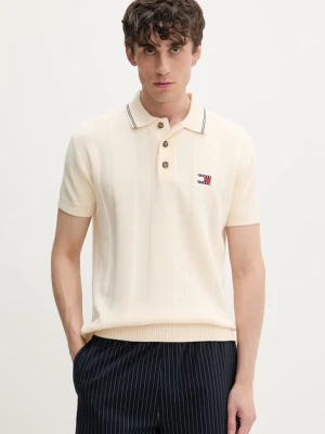 Tommy Jeans polo swetrowe męskie bawełniane