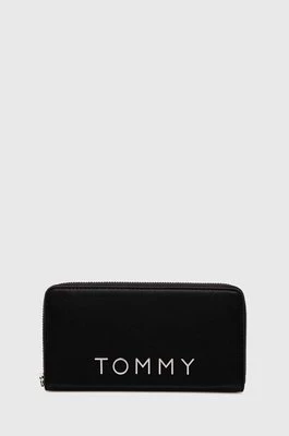 Tommy Jeans portfel damski kolor czarny AW0AW16389