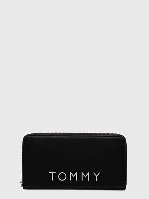 Tommy Jeans portfel damski kolor czarny AW0AW16389