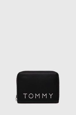 Tommy Jeans portfel damski kolor czarny AW0AW16390