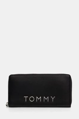 Tommy Jeans portfel damski kolor czarny AW0AW16485