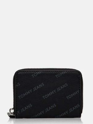 Tommy Jeans portfel damski kolor czarny AW0AW16490