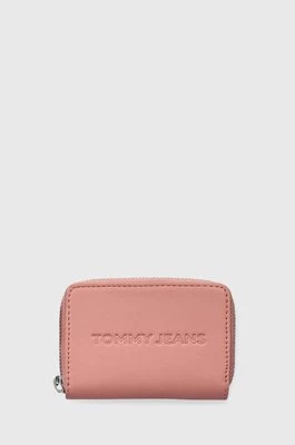 Tommy Jeans portfel damski kolor różowy AW0AW16387