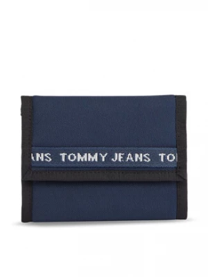 Tommy Jeans Portfel męski Tjm Essential Nylon Trifold AM0AM11720 Granatowy