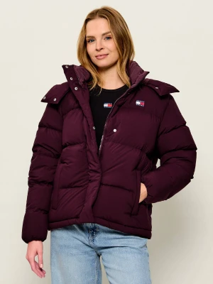 Tommy Jeans Puchowa kurtka Alaska | Regular Fit bordowy