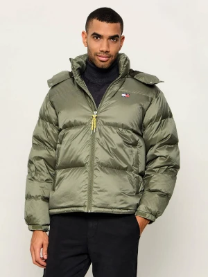 Tommy Jeans Puchowa kurtka Alaska | Relaxed fit zielony