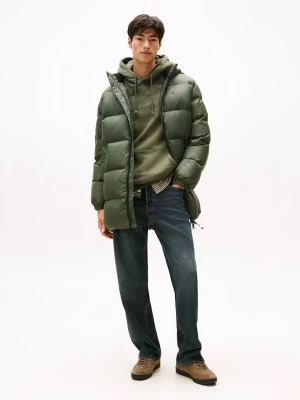 Tommy Jeans Puchowa kurtka Essential | Loose fit zielony