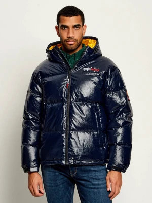 Tommy Jeans Puchowa kurtka TJM Alaska | Relaxed fit granatowy