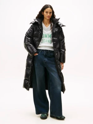 Tommy Jeans Puchowy płaszcz TJW ALASKA czarny