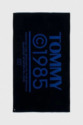 Tommy Jeans ręcznik bawełniany kolor granatowy UU0UU00090
