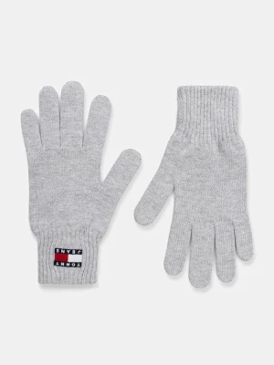 Tommy Jeans rękawiczki bawełniane damskie kolor szary AW0AW17914