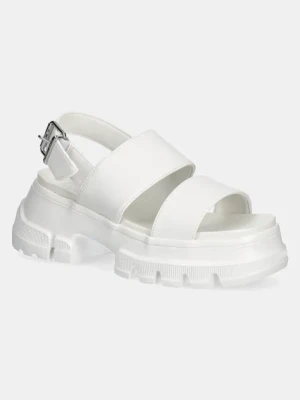 Tommy Jeans sandały CHUNKY CITY SANDAL damskie kolor biały na platformie EN0EN02750