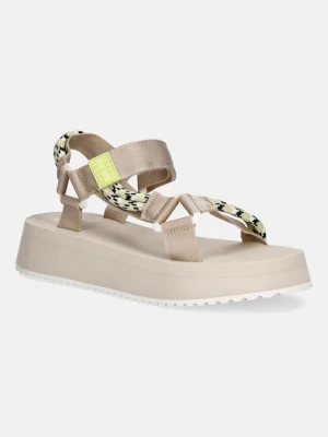 Tommy Jeans sandały na platformie damskie TJW EVA ROPE SANDAL