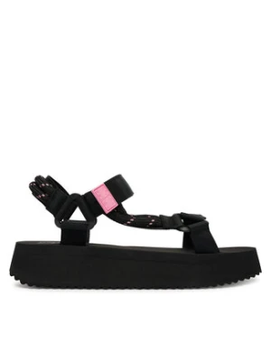 Tommy Jeans Sandały Tjw Eva Rope Sandal EN0EN02970 Czarny