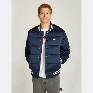 Tommy Jeans Satynowa kurtka bomber | Regular Fit
