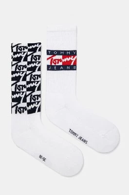 Tommy Jeans skarpetki 2-pack kolor biały 701229891