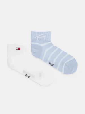 Tommy Jeans skarpetki 2-pack kolor niebieski 701232730