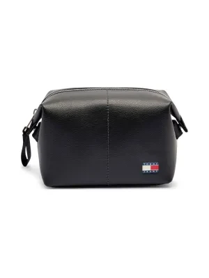 Tommy Jeans Skórzana kosmetyczka TJM HERITAGE