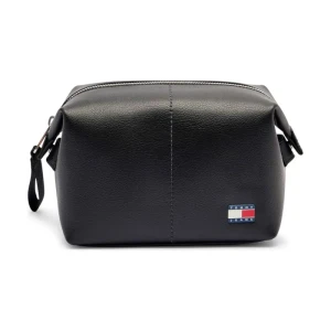 Tommy Jeans Skórzana kosmetyczka TJM HERITAGE