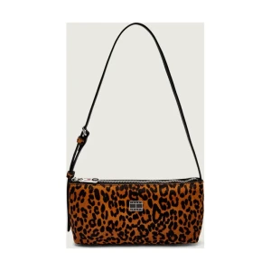 Tommy Jeans Skórzana torebka na ramię LEOPARD