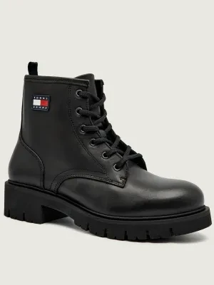 Tommy Jeans Skórzane botki