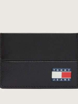 Tommy Jeans Skórzane etui na karty HERITAGE
