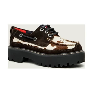 Tommy Jeans Skórzane półbuty ARCHIVE ''01 | zamsz