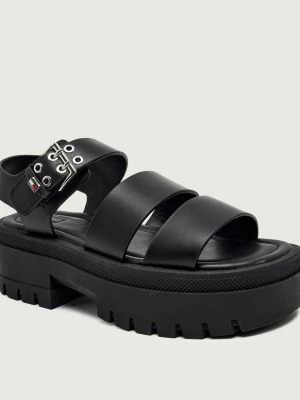 Tommy Jeans Skórzane sandały