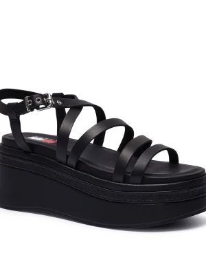 Tommy Jeans Skórzane sandały