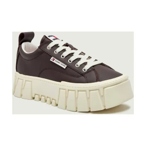 Tommy Jeans Skórzane sneakersy