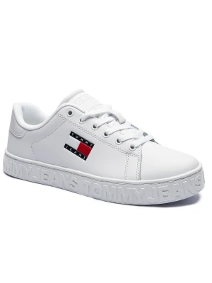 Tommy Jeans Skórzane sneakersy