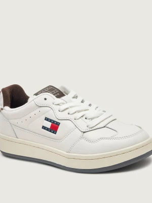 Tommy Jeans Skórzane sneakersy ARCHIVE ''98 biały